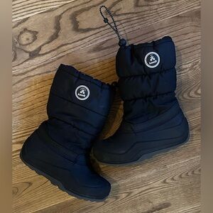 Kamik Black Kids Snow cozy Winter Boots